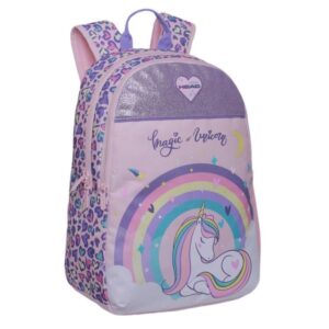 MOCHILA HEAD SUNNY UNICORNIO CORAZON ROSADO 27L