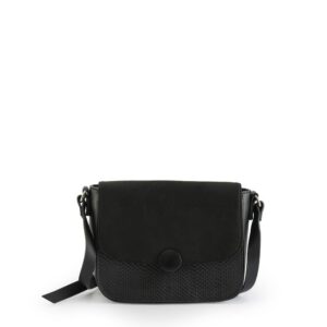 CARTERA BANDOLERA PEQUEÑA BOUTON NEGRO
